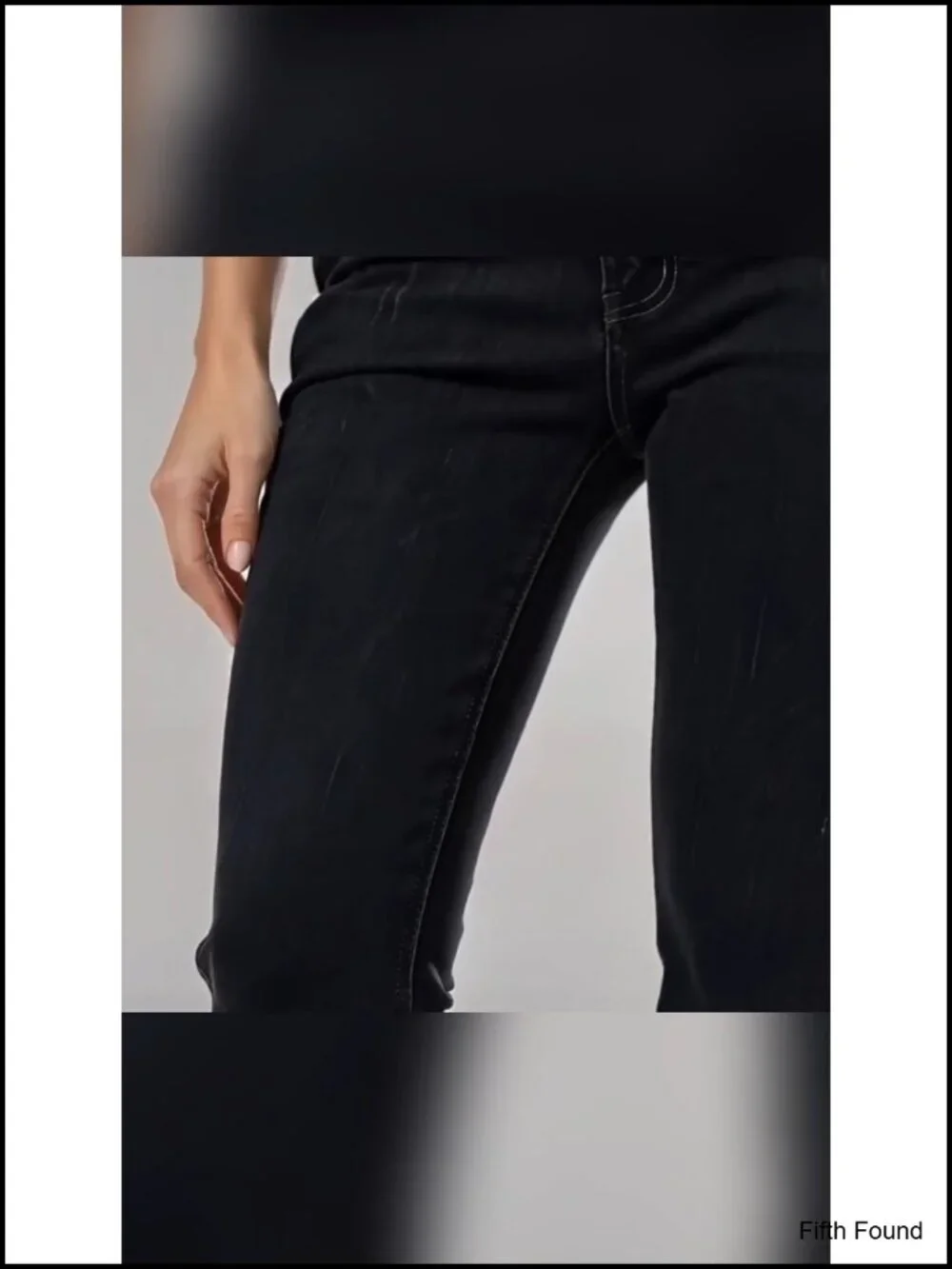 Button Front Bootcut Jeans Mid Rise Stretch Denim Casual Pants